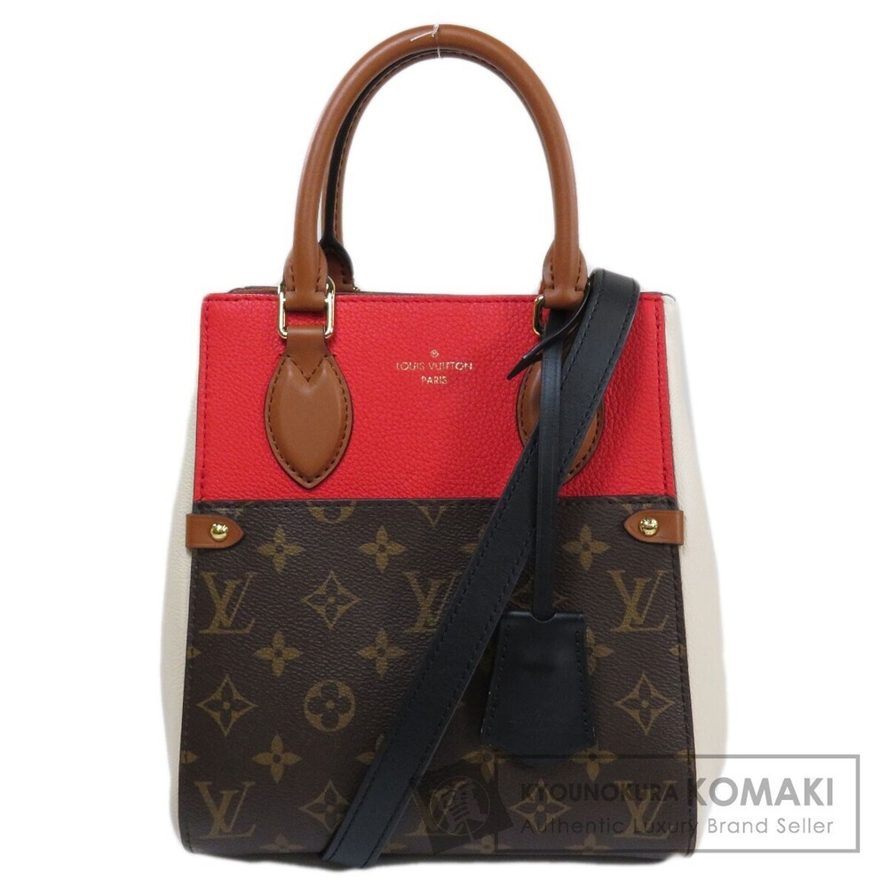 Louis Vuitton Monogram Fold Tote Handbag Canvas